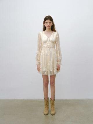 Luminous Sequin Mini Dress