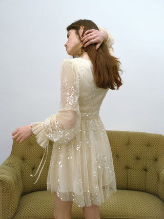 Luminous Sequin Mini Dress