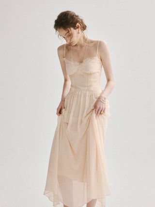 Lunar Lace Edge Maxi Dress