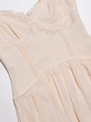 Lunar Lace Edge Maxi Dress