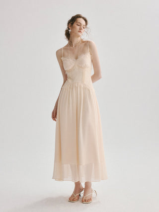 Lunar Lace Edge Maxi Dress