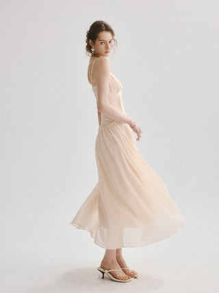 Lunar Lace Edge Maxi Dress
