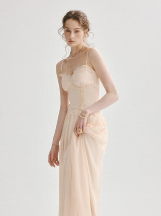 Lunar Lace Edge Maxi Dress