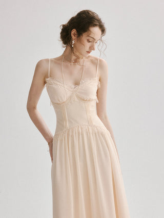 Lunar Lace Edge Maxi Dress