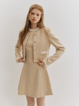 Madeleine Fur Trim Jacket
