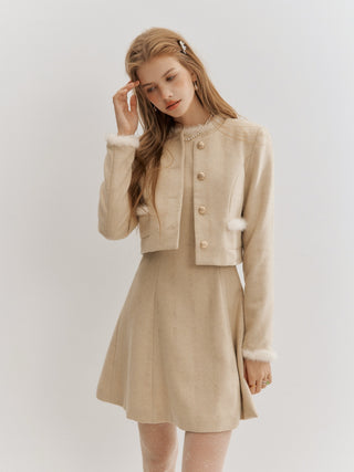 Madeleine Fur Trim Jacket