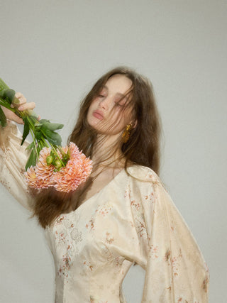 Maison Floral Maxi Dress