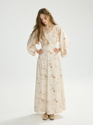 Maison Floral Maxi Dress