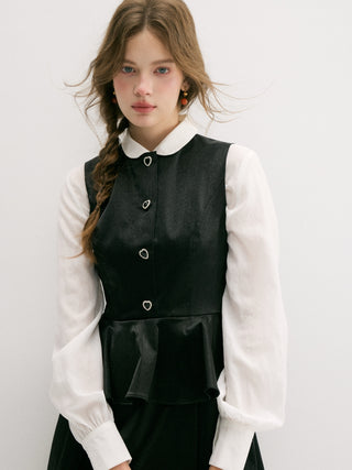 Marielle Petite Collar Blouse