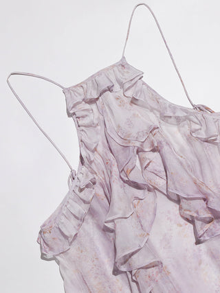Mauveil Ruffle Dress Set