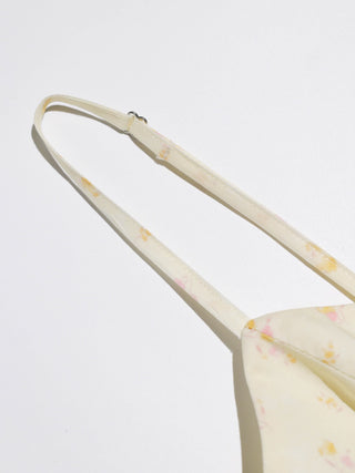 Mellow Butter Tiered Mini Dress