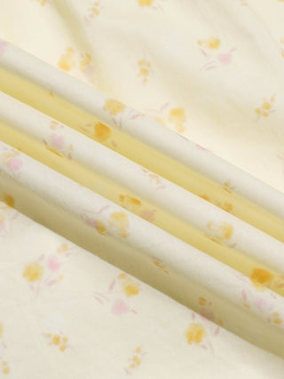 Mellow Butter Tiered Mini Dress