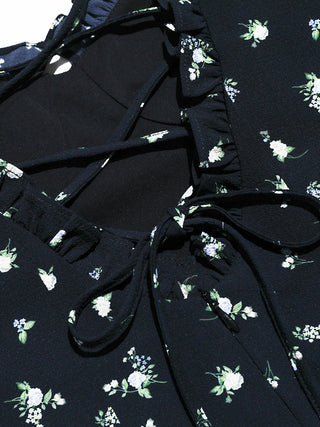 Midnight Backless Mini Dress
