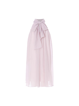 Misty Purple Halterneck Mini Dress