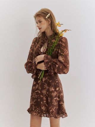 Mocabelle Floral Mini Dress