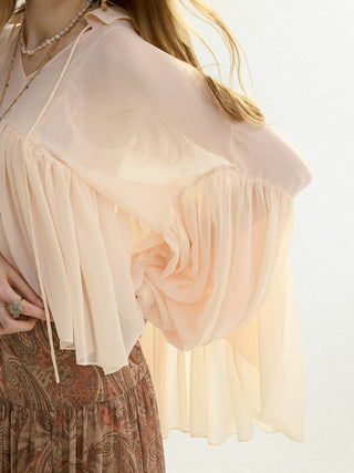 Momo Shirring Blouse Set