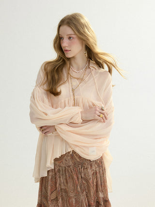 Momo Shirring Blouse Set