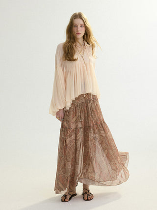 Momo Shirring Blouse Set