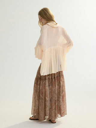 Momo Shirring Blouse Set