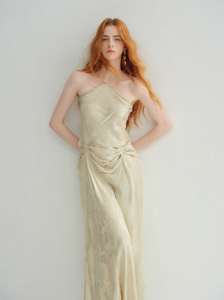 Moss Glow Maxi Dress