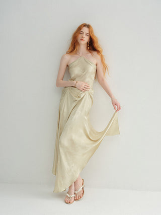 Moss Glow Maxi Dress