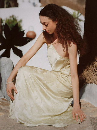 Moss Glow Maxi Dress