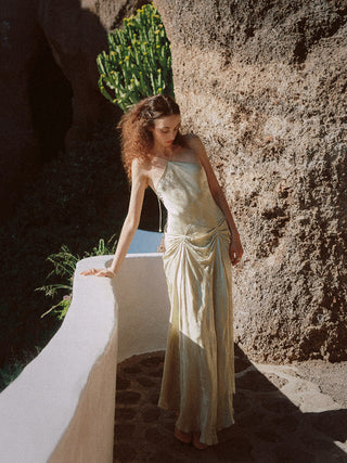 Moss Glow Maxi Dress
