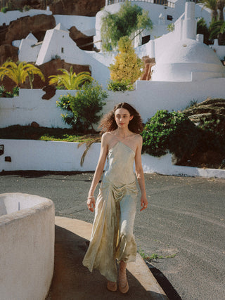 Moss Glow Maxi Dress
