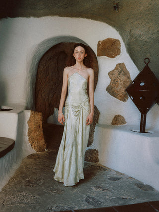 Moss Glow Maxi Dress