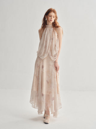Mystic Chiffon Maxi Skirt