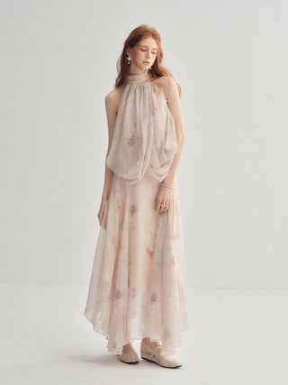 Mystic Chiffon Maxi Skirt