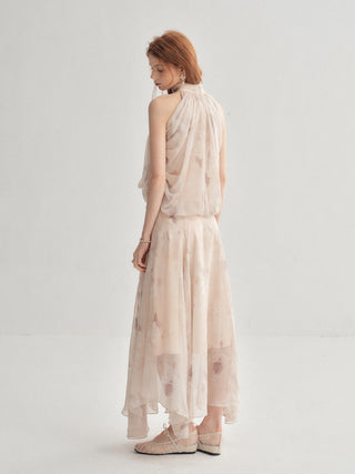 Mystic Chiffon Maxi Skirt