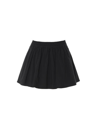 Noir Flare Mini Skirt