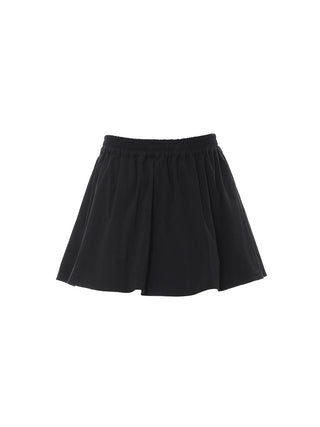 Noir Flare Mini Skirt