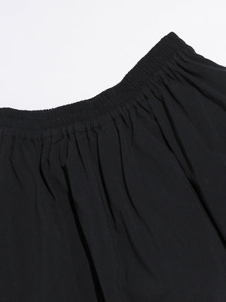 Noir Flare Mini Skirt