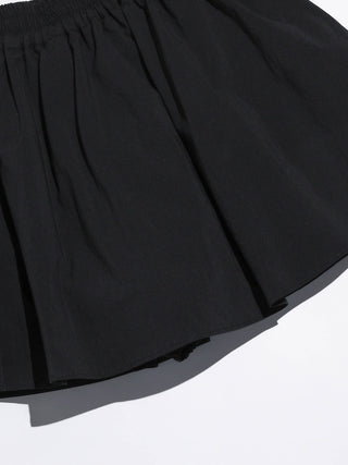 Noir Flare Mini Skirt