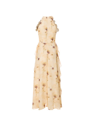 Nuaz Ruffle Maxi Dress