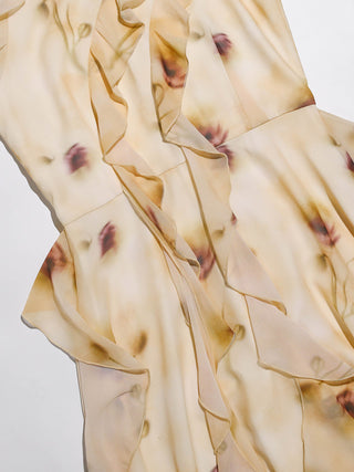 Nuaz Ruffle Maxi Dress