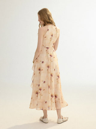 Nuaz Ruffle Maxi Dress