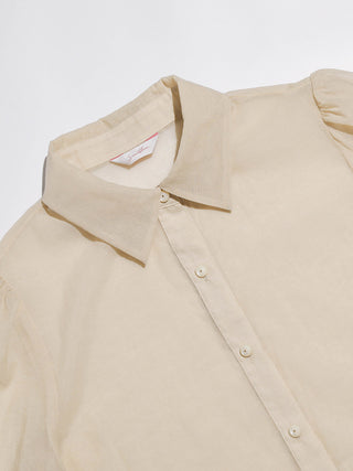 Nudi Beige Sheer Blouse
