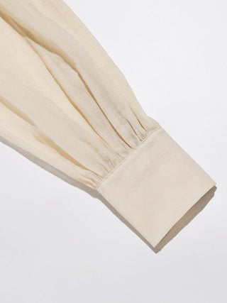 Nudi Beige Sheer Blouse
