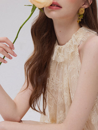Ode Lace Chiffon Blouse