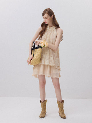 Ode Lace Chiffon Blouse