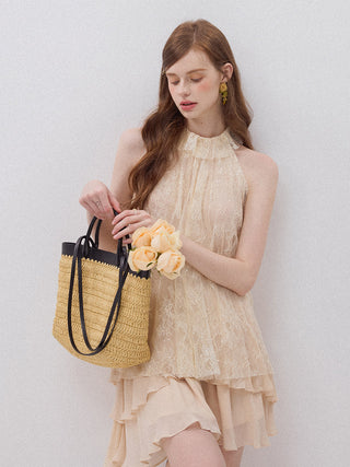 Ode Lace Chiffon Blouse