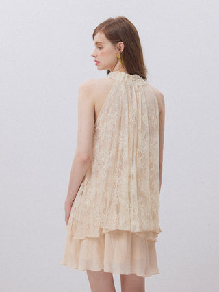 Ode Lace Chiffon Blouse