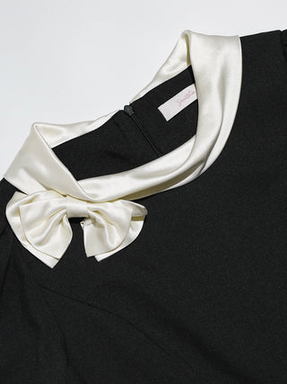 Odette Bow Mini Dress