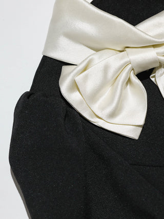 Odette Bow Mini Dress