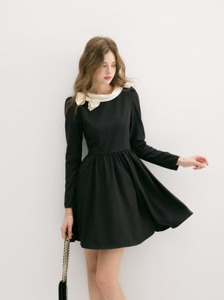 Odette Bow Mini Dress