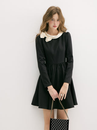 Odette Bow Mini Dress
