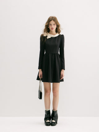 Odette Bow Mini Dress